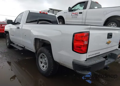 2016 Chevrolet Silverado 1500 Wt из США, поврежденный, VIN 1GCNCNEH9GZ330704